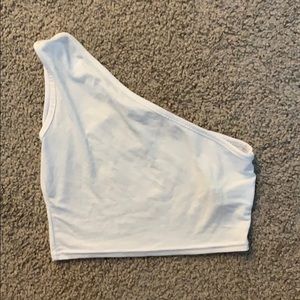 One-shoulder CROP TOP